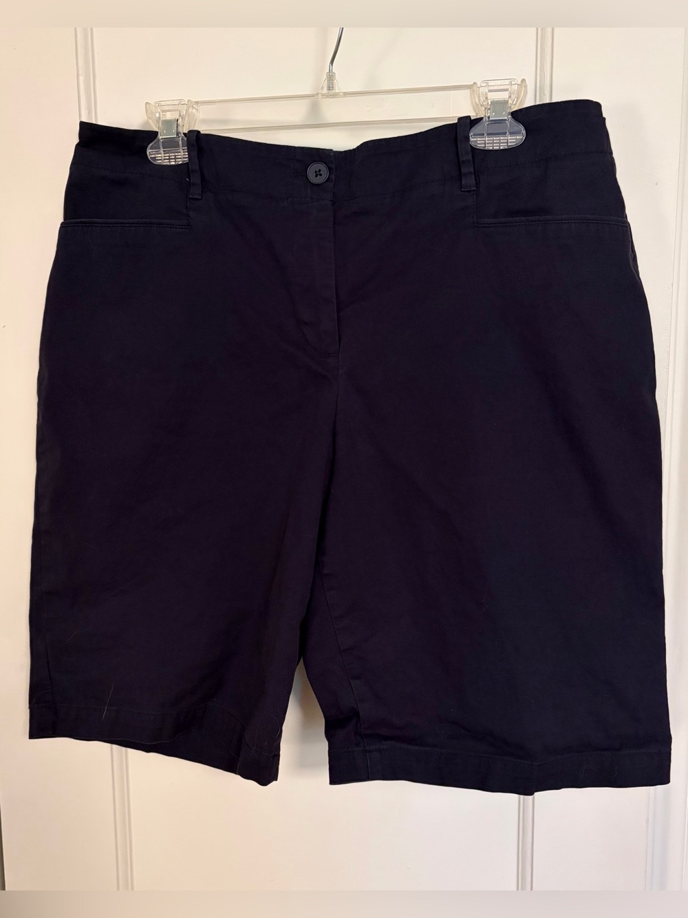 Talbots Outlet Navy Blue Women's Bermuda Shorts